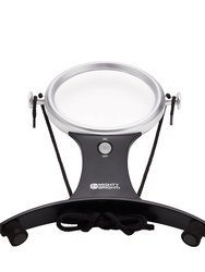 Lighted 4" Hands-Free Magnifier