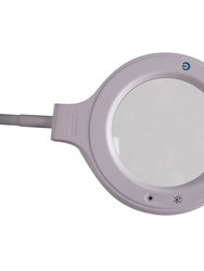 Rechargeable LED Floor Light and Magnifier Lamp