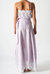 Clarice Embroidered Wrap Skirt in Lavender