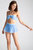Dory Swiss-Dot Bikini Set - Blue