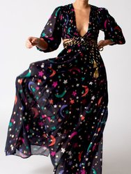 Farrah Dress - Black Multi