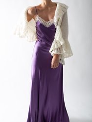Jacquelyn Silk Slip Dress - Plum