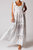 Juniper Cloisters Linen Embroidery Dress - Pure White