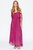 Juno Tassel Tie Dress - Magic Magenta