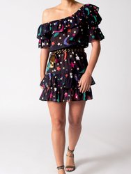 Lux Dress - Black Multi