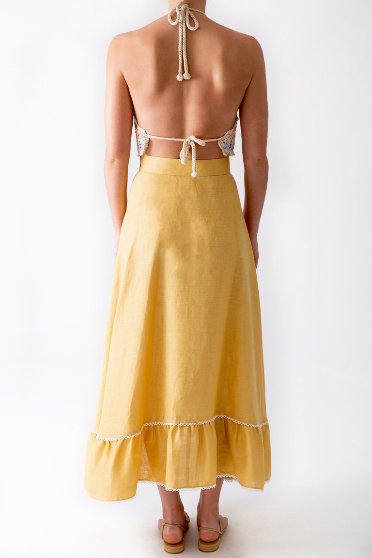 Marika Linen Skirt