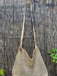 Sustainable Eartha Bag with Avocado Keychain - Natural - Natural