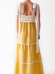 Three-Tier Juniper Dress with Flower Lace