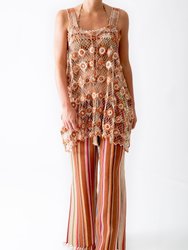 Vana Filet Lace Coverup in Rust