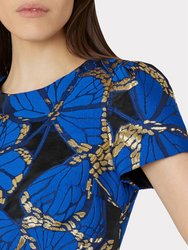 Rowen Butterfly Jacquard Dress