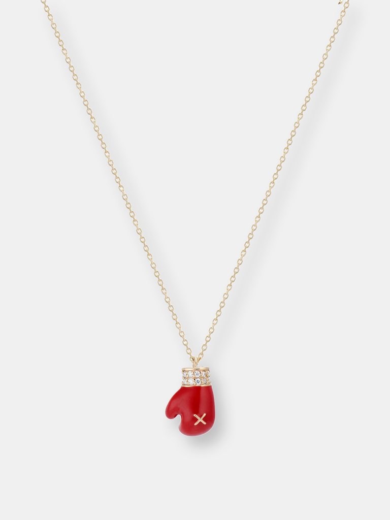 Boxing Glove Necklace - Default Title