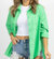 Kelly Relaxed Button Down In Green