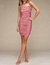 Lola Bodycon Dress In Mauve