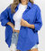 Relaxed Fit Button Down In Royal Blue