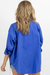 Relaxed Fit Button Down In Royal Blue