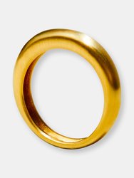 Cassini Ring - Gold Satin Finish