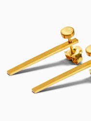 Compass Earrings - Gold