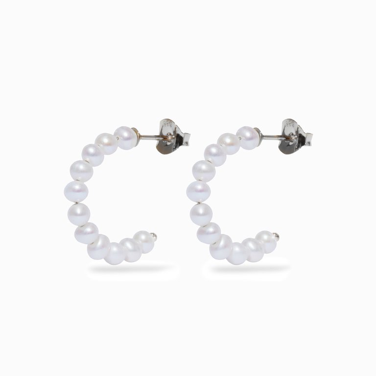 Delilah Earrings - Silver - Silver