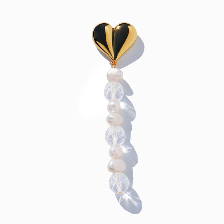 Heart Earring - Gold