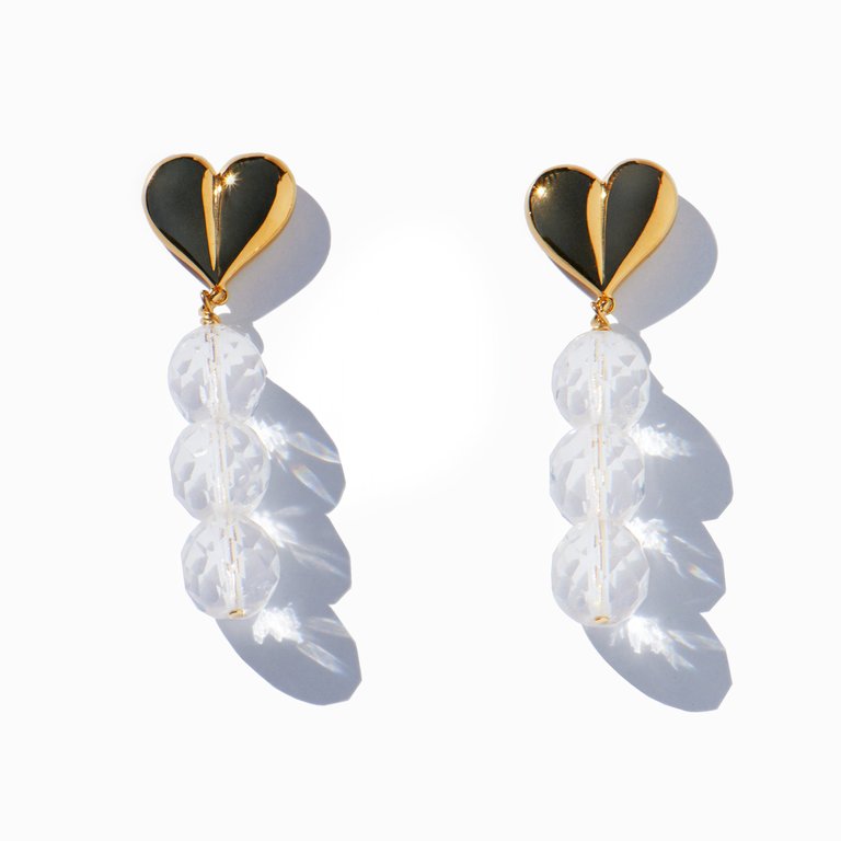 Heart Mini Earrings - Gold