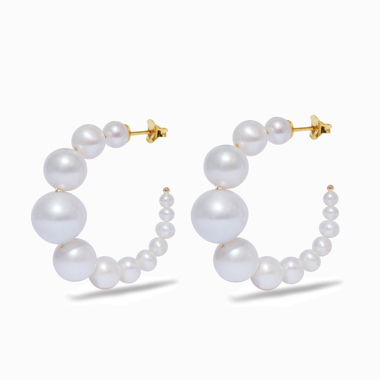 Iris Earrings - Gold - Gold