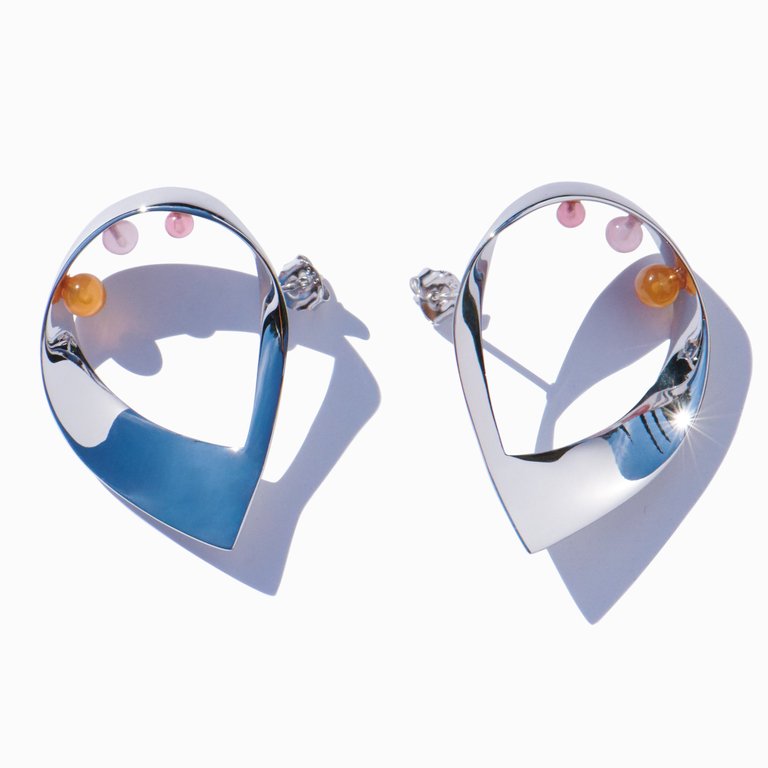 Orbita Earrings - Sterling Silver