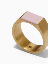 Paradox Ring - Brass/Pink