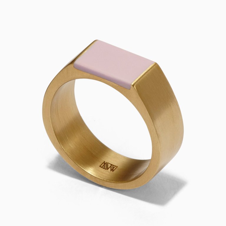Paradox Ring - Brass/Pink