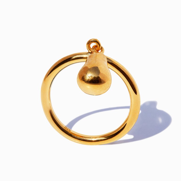 Pear Ring - Gold