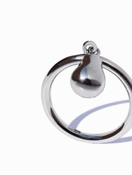 Pear Ring - Silver