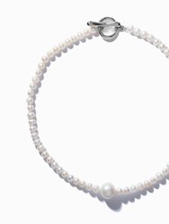 Shinju Necklace - Silver - Silver