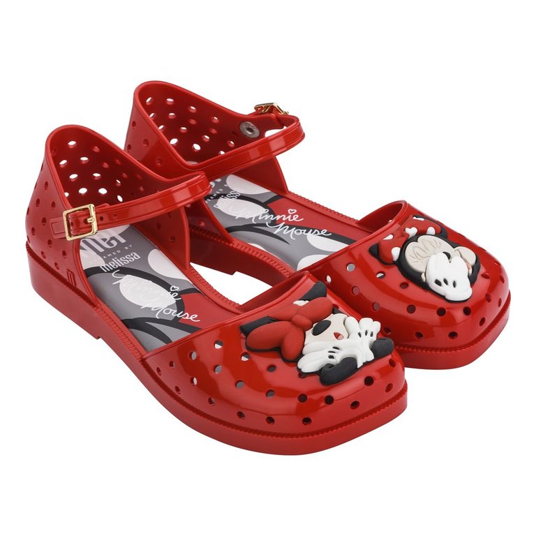 Minnie Mouse Furadinha Sandals - Red