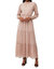 Be Someone Maxi Dress In Blush/black - Blush/black