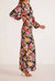 Emira Maxi Dress In Black Floral