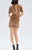 Faiza Ruched Jersey Mini Dress