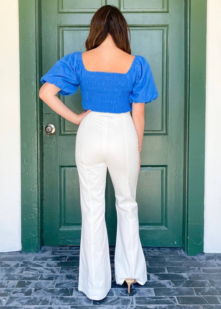 Farrah Flared Pants In White