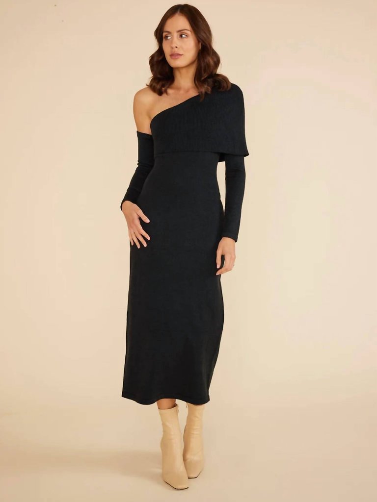 Kaia Knit Maxi Dress - Black