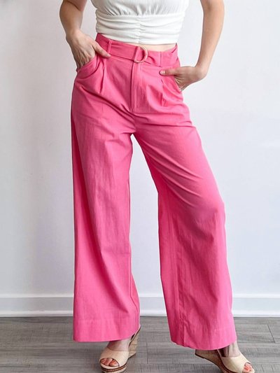 Minkpink Kalani Belted Pant In Bubble Pink product