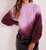 Nola Dip Dyed Sweater In Lilac - Lilac