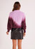 Nola Dip Dyed Sweater In Lilac