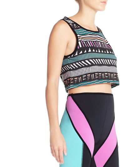 Minkpink Personal Best Sleeveless Geometric Tank Crop Top product