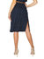 Pip Spot Midi Pencil Skirt - Navy