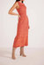 Raphael Knit Midi Dress In Amber