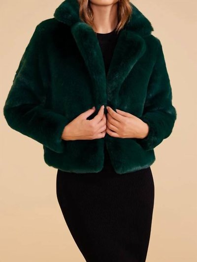 Minkpink Raquel Fur Jacket In Dark Green product