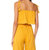 Shady Crop Cami In Orange/yellow