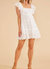 Starling Ruffle Mini Dress - White