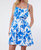 Zinnia Mini Dress In Blue Multi - Blue Multi