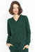 100% Cashmere Ls Shrunken V Neck