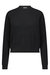 Cashmere 9gg Long Sleeve Shrunken Crew Sweatshirt - Black