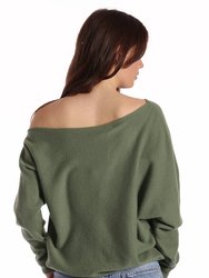 Cashmere Off The Shoulder Top